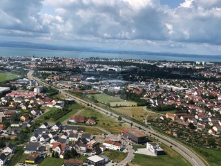 Fototapeta na wymiar Bodensee von oben 