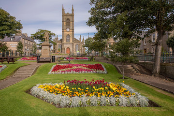 floral display memorial gardens Thurso, Caithness