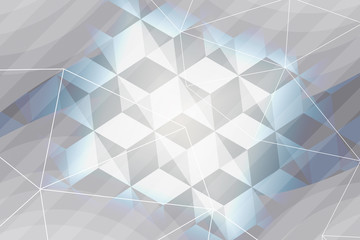 Fototapeta premium abstract, blue, design, 3d, business, technology, concept, light, illustration, white, wallpaper, digital, graphic, architecture, texture, pattern, geometric, art, shape, line, construction, internet