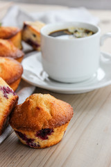 Muffins with black currants