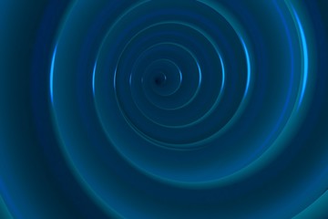 Fantastic swirl. Abstract blue texture. Fractal background. Fantasy digital art. 3D rendering.