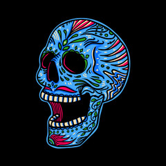 Sugar Skull design illustration