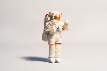 miniature figure of astronaut