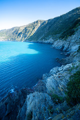 Fototapeta na wymiar Cliffs of the Cinque Terre