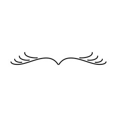 minimalist eyebrow logo