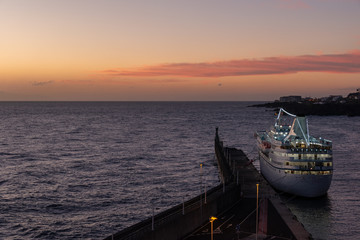 Fototapeta premium Santa Cruz - La Palma - Sonnenaufgang