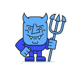 devil Vector Suitable For Greeting Card, Poster Or T-shirt Printing.