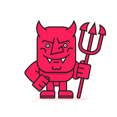 devil Vector Suitable For Greeting Card, Poster Or T-shirt Printing.