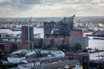 mystical elbphilharmonie in hafencity hamburg harbor modern architecture