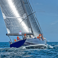 Sailing yacht regatta. Yachting. Sailing race © Alvov
