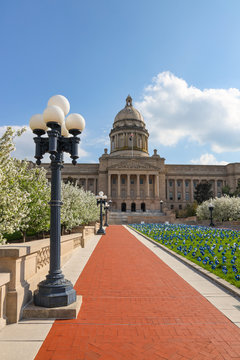 Kentucky State Capitol Building. Frankfort, KY, USA.