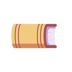 cool and simple thick book illustration