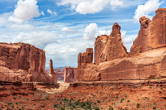 The Wall Wall Street Arches National Park Utah USA