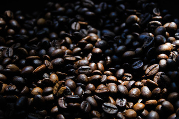 Dry the coffee beans in a pan