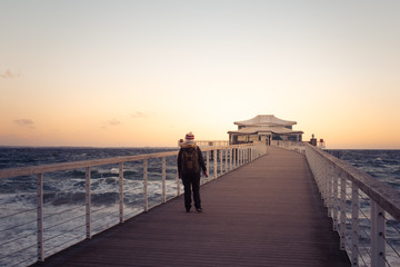 Fototapeta premium Ostsee - Teehaus - Timmendorfer Strand