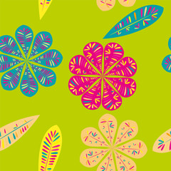 Floral seamless pattern.