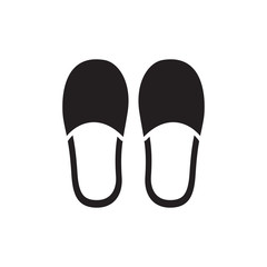 slippers icon vector trendy design template
