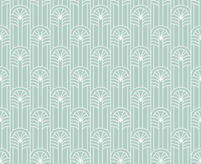 Modern art deco seamless pattern. Trendy abstract texture. Vector geometric background.