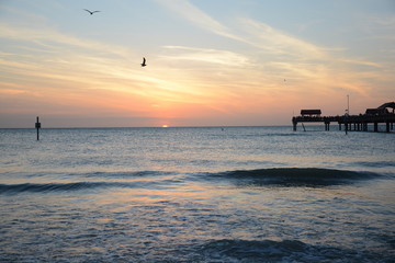 beach sunset