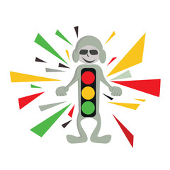 Traffic Light Vector