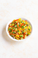 Healthy vegetable salad