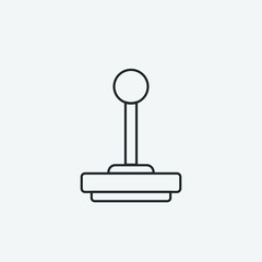 Joystick vector icon illustartion sign