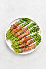 Bacon wrapped asparagus