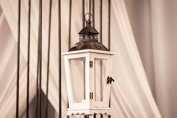 Obraz premium Festive festive interior decor for a festive event.Beautiful decoration of the room