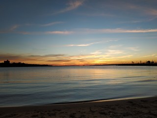 Obraz premium sunset on the beach