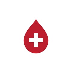 Obraz premium Blood ilustration logo