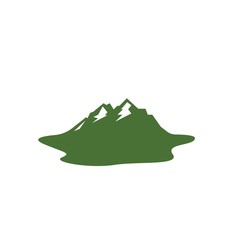 Fototapeta premium High Mountain icon Logo vector illustration design