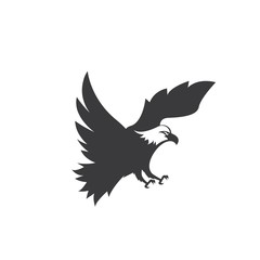 Falcon Eagle Bird Logo Template vector