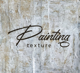 Realistic painting wall grunge texture