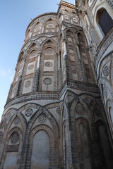 Obraz premium architecture en Sicile ville de Monreale cathédrale