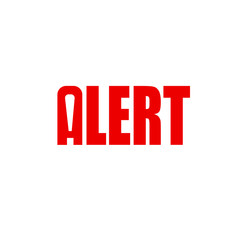 alert logo vector illustration, alert creative icon 