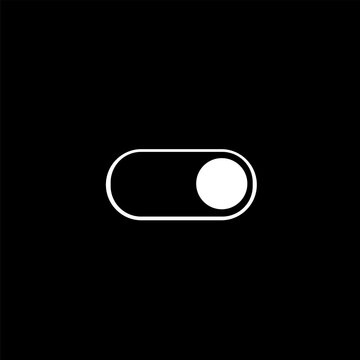 toggle switch logo on black background