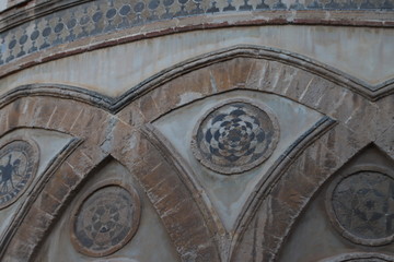 architecture en Sicile ville de Monreale cathédrale