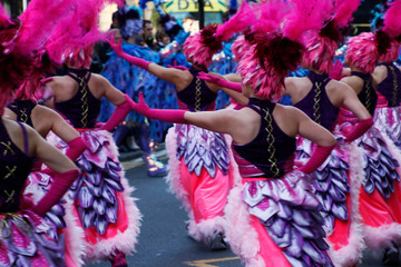 Naklejka premium Carnival parade in San Sebastian, Spain