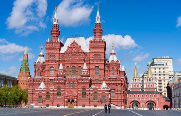 Fototapeta premium deserted Red Square during the period of self-isolation