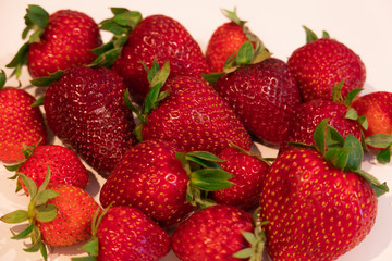 Strawberry on a white background