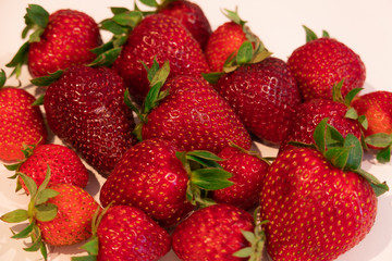 Strawberry on a white background