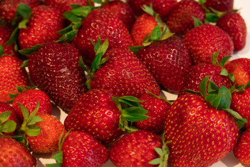 Strawberry on a white background