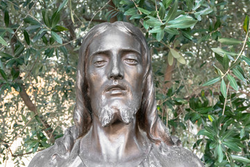 Fototapeta na wymiar Face of Jesus Christ