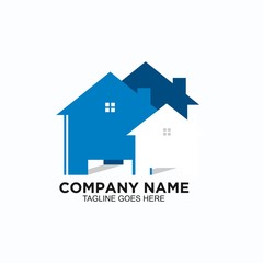 Realestate logo vector. Home simple and clean design vector logo or icon