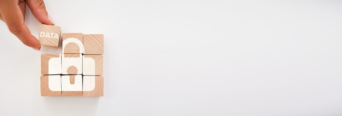 Person Holding Data Block