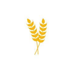 Wheat icon logo vector design