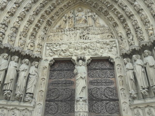 Obraz premium Notre Dame Cathedral Paris France 2017