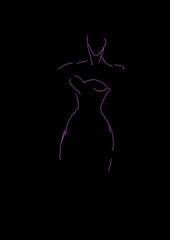 Szkic kobiety © Bernadeta