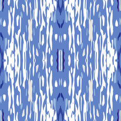 Ikat, Tie Dye. Batik, Hand Drawn Ornament. 