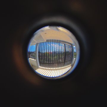 Close-up Of A Peep Hole